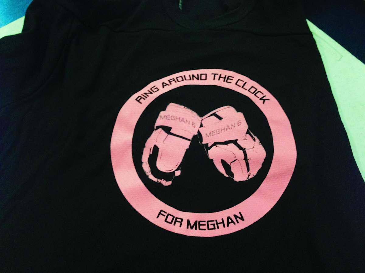 Ringette jerseys in honor of Meghan