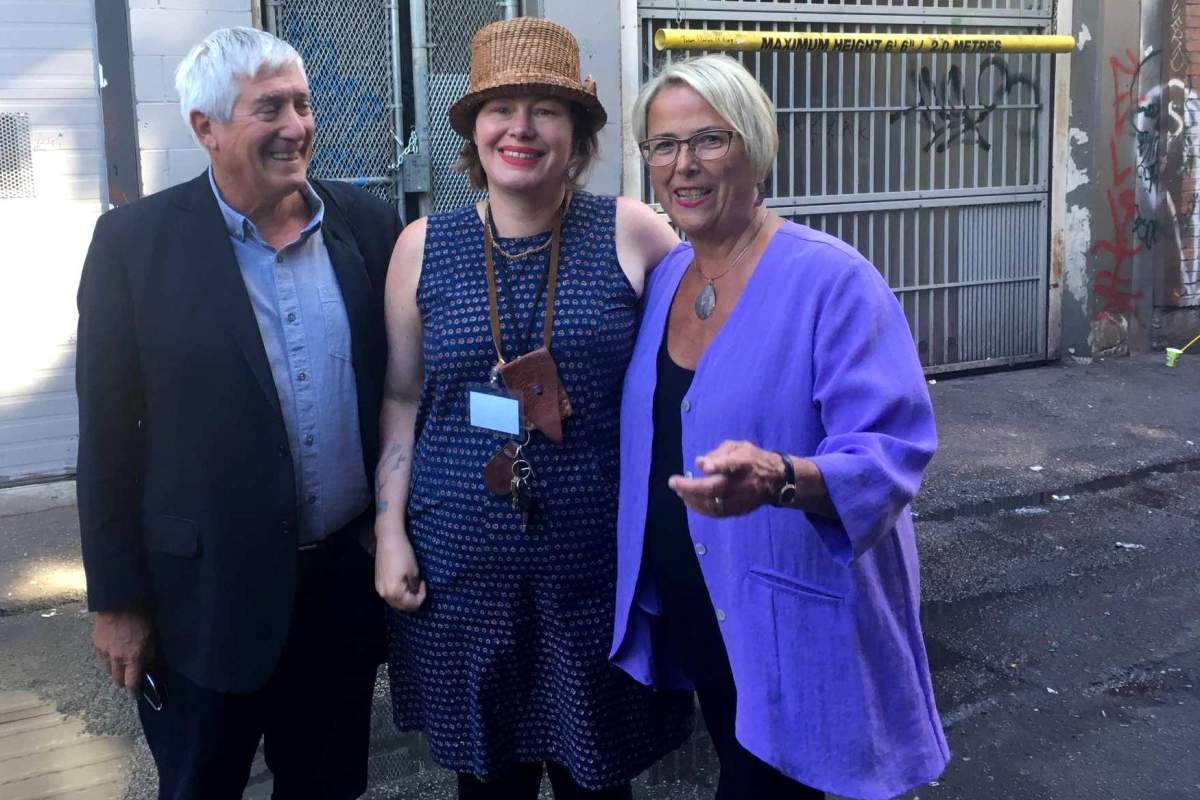 Mental Health and Addictions Minsiter Judy Darcy witnessed an overdose while visiting the downtown East Side on Thursday.