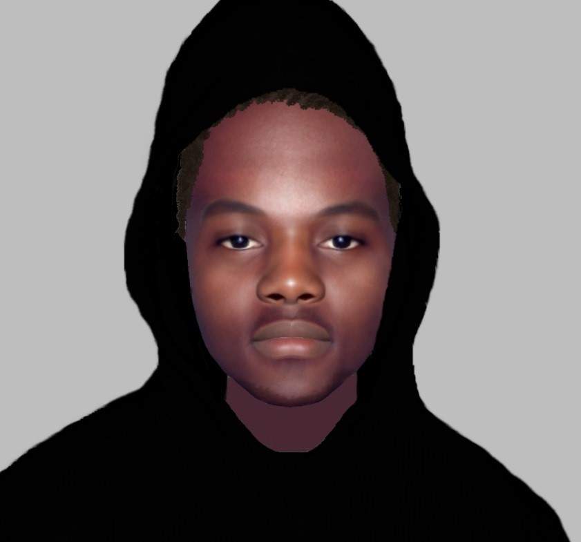 The sketch of the suspect has been released by Woodstock Police. 