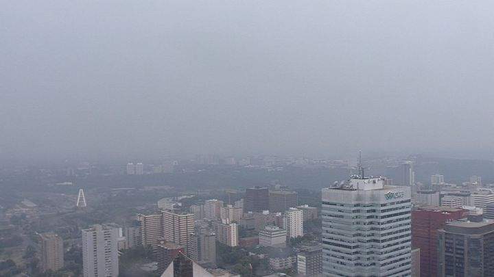 Edmonton's Air Quality Health Index was at a 7 on Sunday, July 16, 2017.