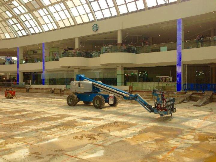 The rink at West Edmonton Mall as seen on July 20, 2017.