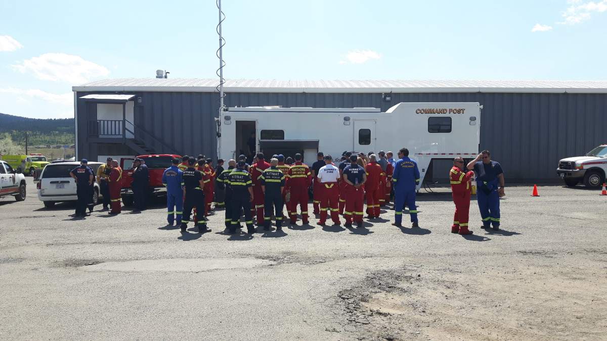 Municipal fire departments from around the province have sent crews to help protect the city.
