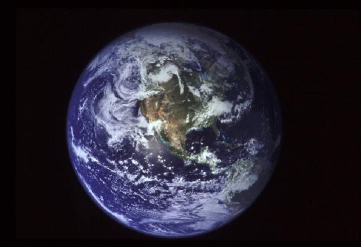 FILE - Earth seen from space.