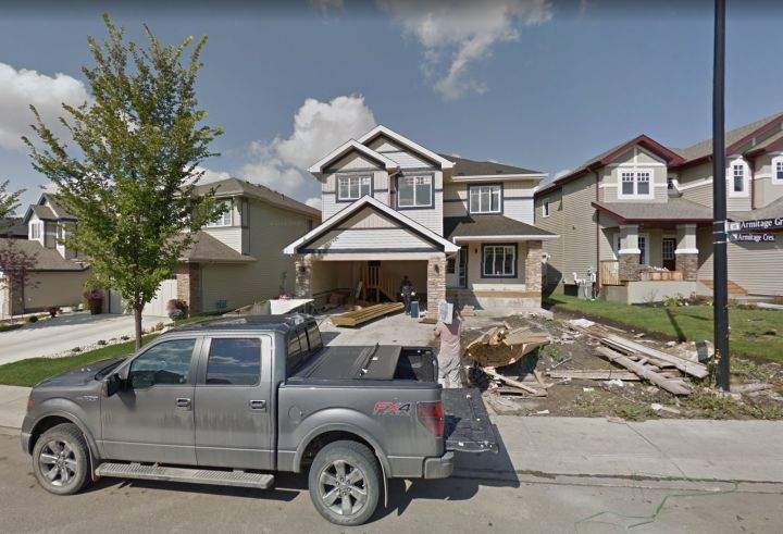 The house at 1040 Armitage Crescent SW Edmonton, as seen on Google Streetview.