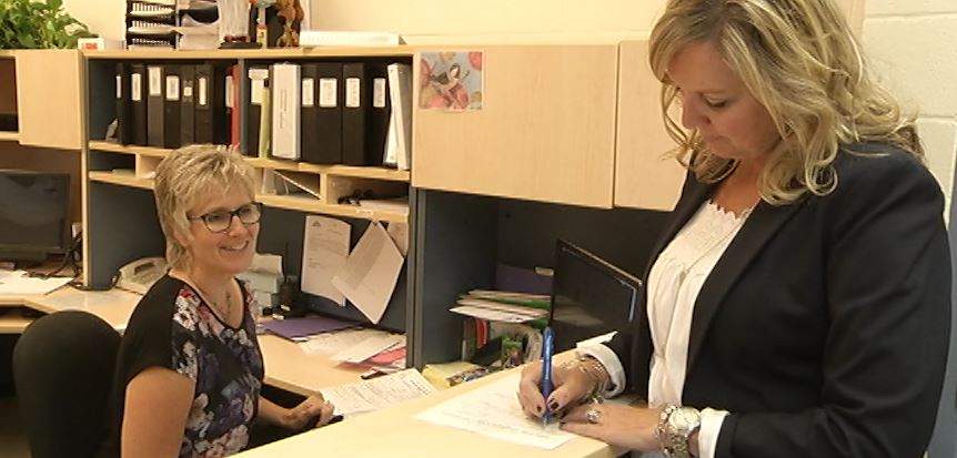 Chemong Public School staff getting ready for back to school on Tuesday