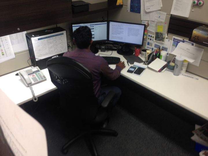 Shiva Shunmugam, the communications coordinator with the Town of Beaumont, about 30 kilometres south of Edmonton, ended up being able to help a Texas flood victim after their mother contacted him thinking he worked for Beaumont, Texas.