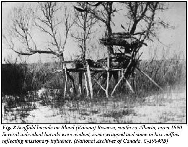 Scaffolding burials