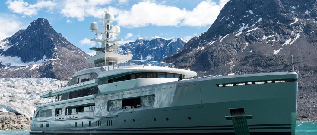 The "Cloudbreak," a 72.5-metre pleasure boat that was docked in Victoria on Aug. 29, 2017.