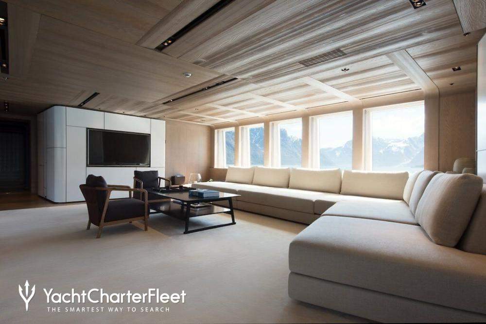 The “Cloudbreak,” a luxury yacht that was docked in Victoria on Aug. 29, 2017.