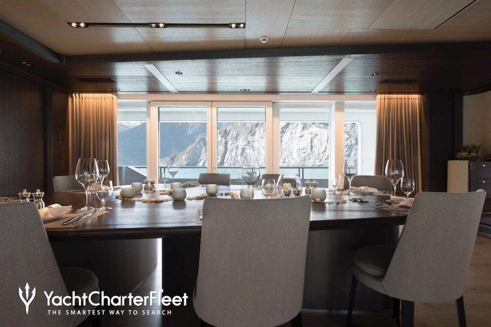 The “Cloudbreak,” a luxury yacht that was docked in Victoria on Aug. 29, 2017.