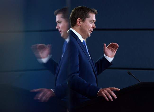 Conservative leader Andrew Scheer has unveiled his shadow cabinet in Ottawa.