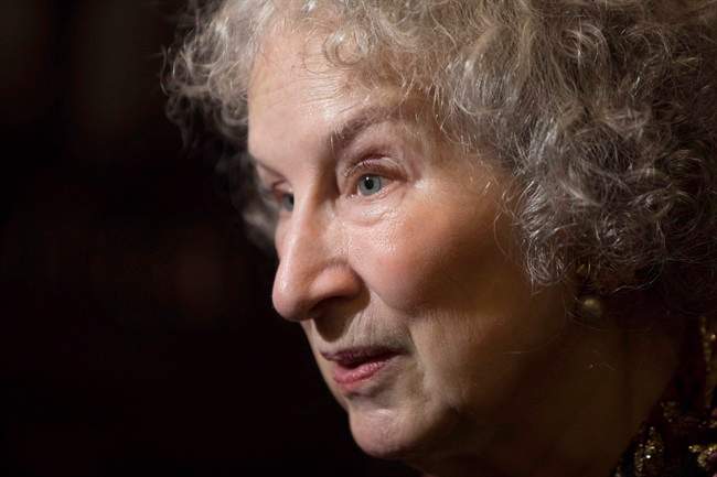 Author Margaret Atwood arrives at the Toronto Film Critics Association Awards, Jan. 10, 2017. 