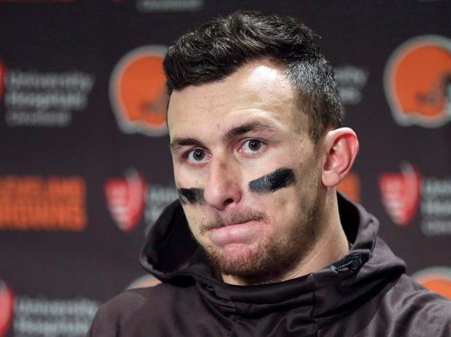 Johnny Manziel appears in a 2015 file photo.