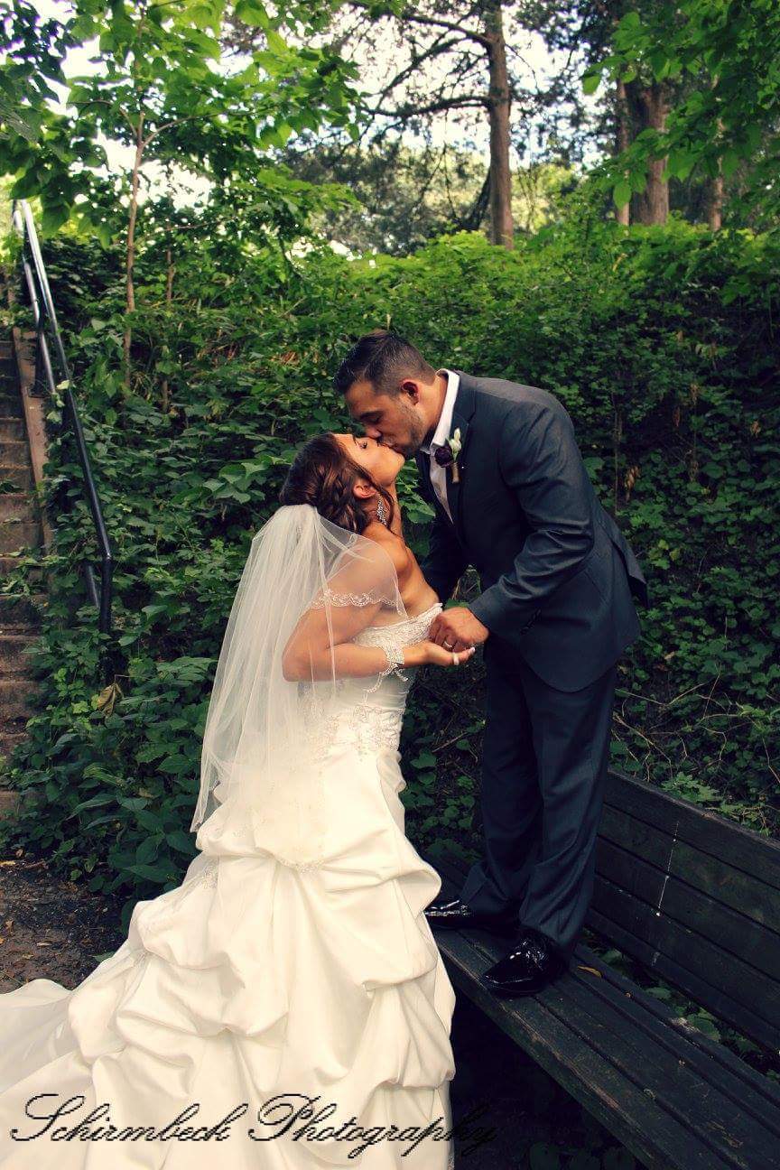 Dawnetta Heinz on her wedding day.