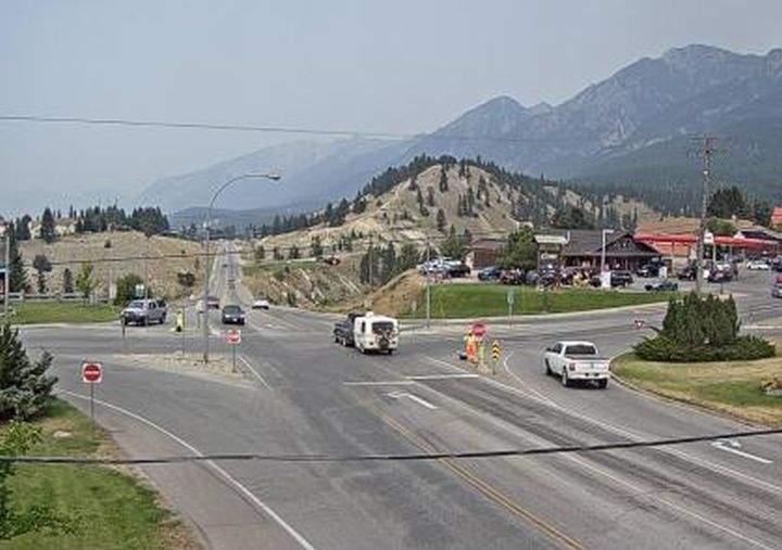 Radium Hot Springs webcam