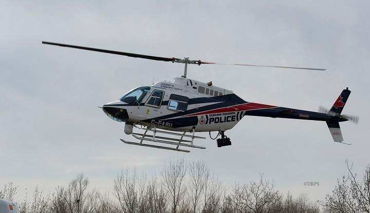 A Bowmanville teen has been charged after allegedly pointing a laser at a police helicopter.