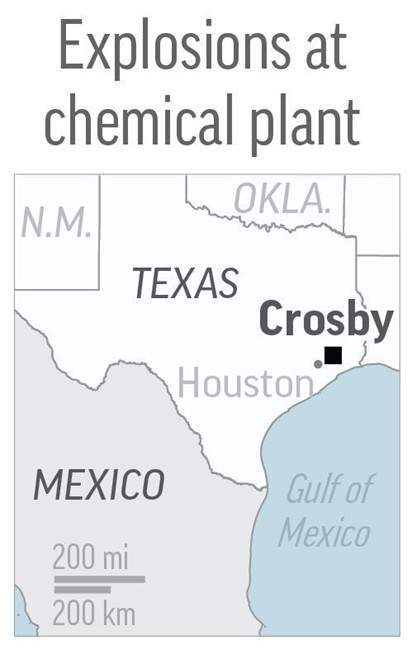 Fires, explosions rock flooded chemical plant outside Houston - image