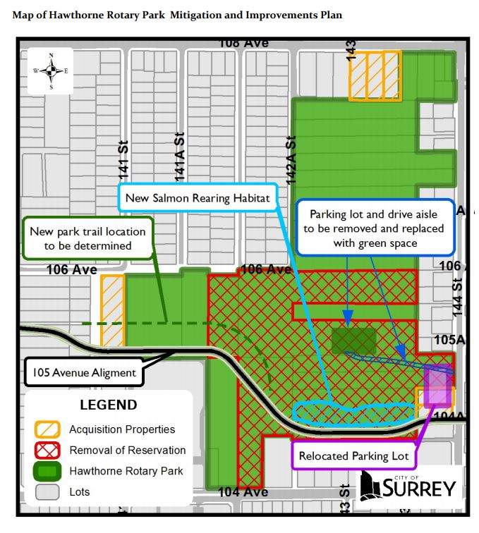 Surrey council approves controversial road through Hawthorne Park - image