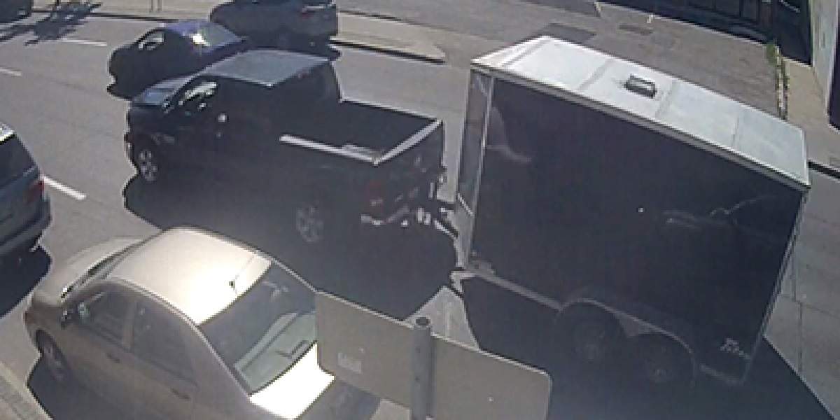 Officers released a picture of the truck and trailer involved in a fatal hit and run Thursday morning.