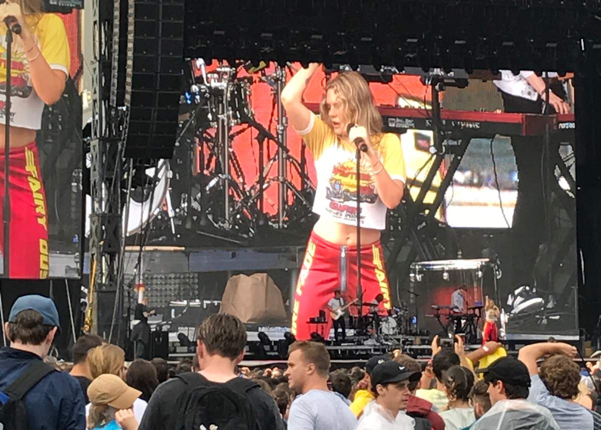 Tove Lo performs at the 2017 Osheaga music and art festival.