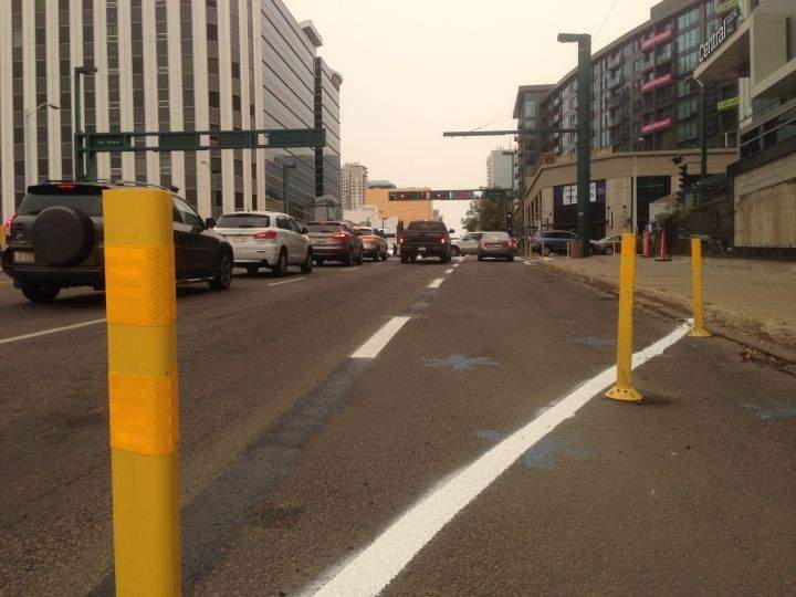 The eastbound right-turn lane from Jasper Avenue onto 109 Street south was reopened to traffic on Wednesday, Aug. 30, 2017.