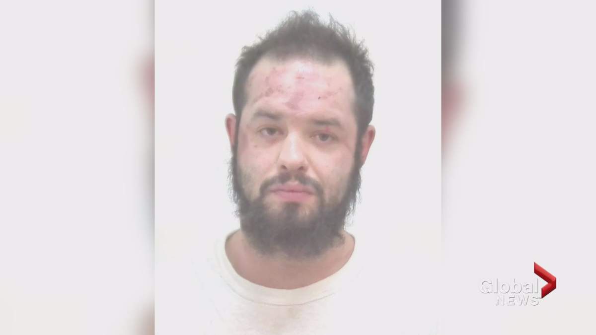 Justin Roy Hopkins-Jones is wanted in connection with a domestic hit-and-run in Calgary on Thursday night.
