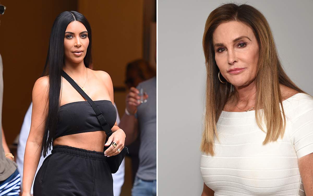 (L-R): Kim Kardashian and Caitlyn Jenner.