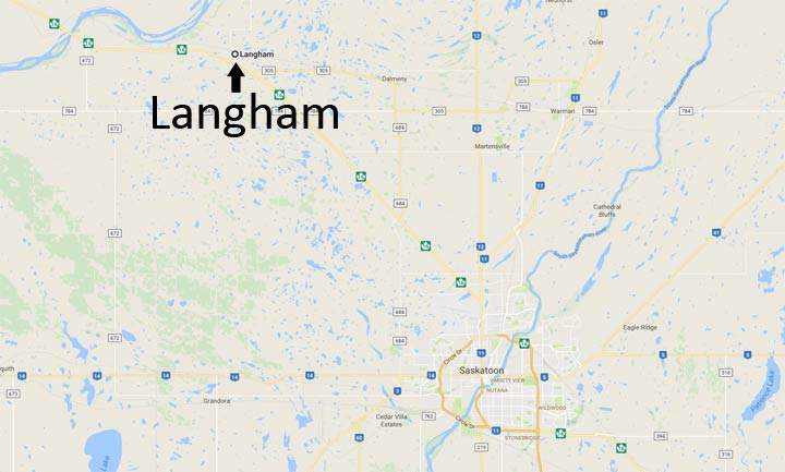 A man and a woman are dead after a fatal two-vehicle collision near Langham.