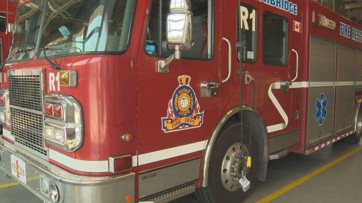 Lethbridge Fire Truck. 