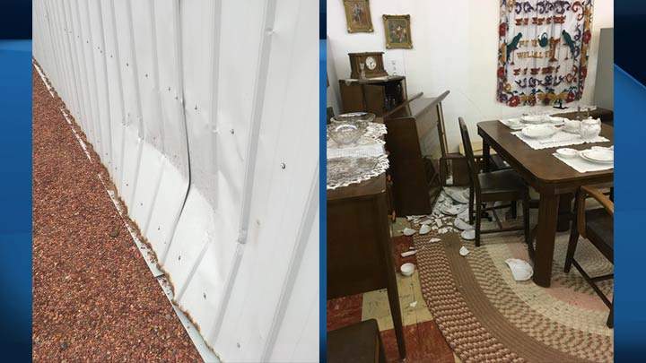 Police say the Luseland and District Museum was struck by a vehicle, causing damage inside.