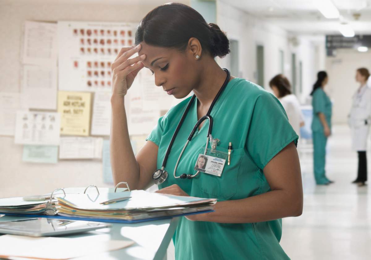 Health-care workers deal with stressful situations and irregular hours, and this can take a toll.