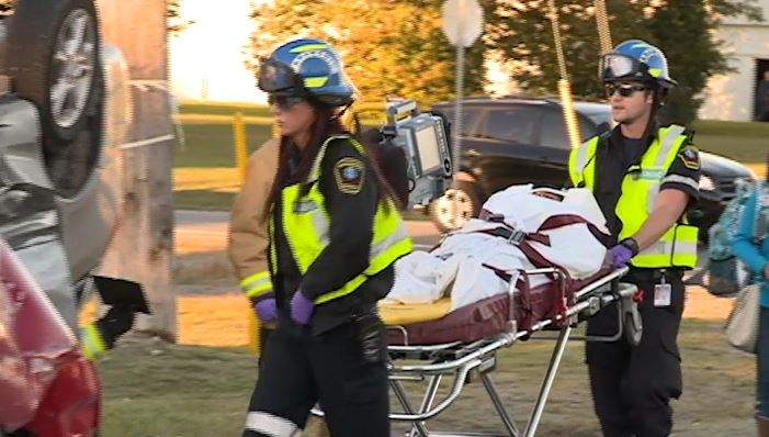 Paramedics and patient