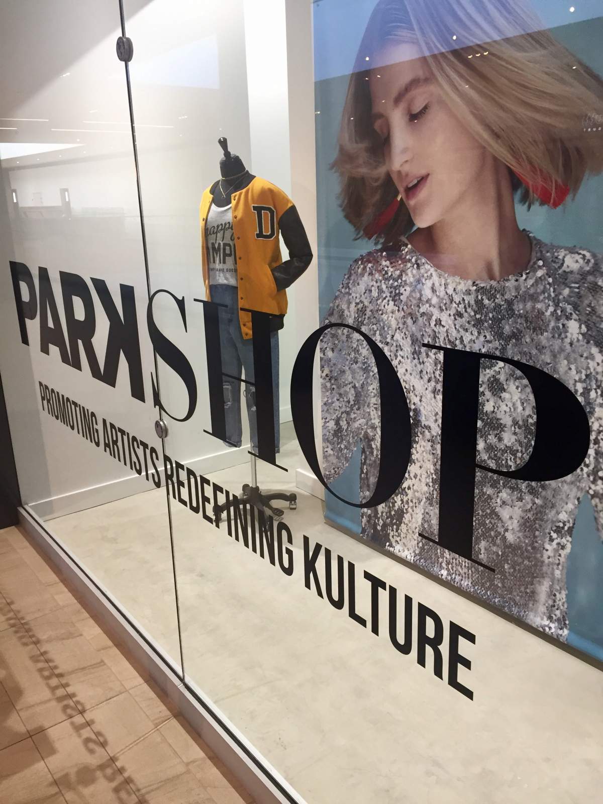 Front of PARKSHOP in Londonderry Mall.