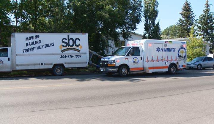 Saskatoon police say they have charged an alleged impaired driver who struck two men on Saturday.