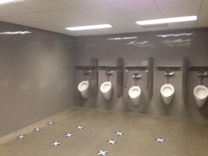 Urinals at Rogers Place.
