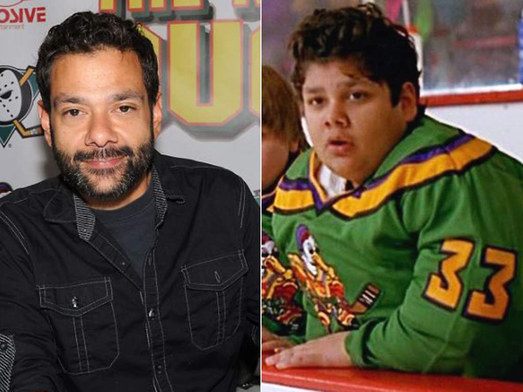 Shaun Weiss in 2015, and in 1992's 'Mighty Ducks'