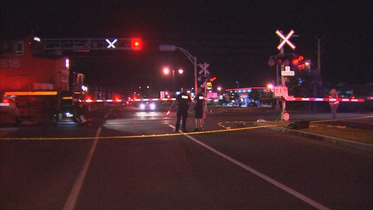 Police are investigating after a girl in Saint-Basile-le-Grand, south of Montreal, was struck and killed crossing the street. Thursday, Aug. 17, 2017.