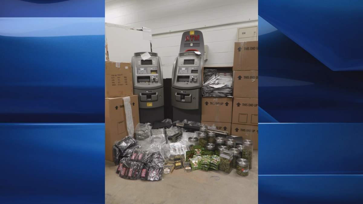 Evidence seized by Nova Scotia RCMP following a raid of four homes and five marijuana dispensaries in the province.