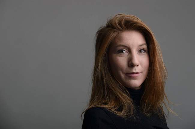 This is a Dec. 28, 2015 file handout photo portrait of the Swedish journalist Kim Wall taken in Trelleborg, Sweeden. 