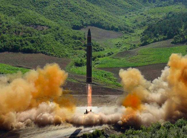 The mounting tension between North Korea and the U.S. is another global threat 2018 may face, according to Eurasia Group.
