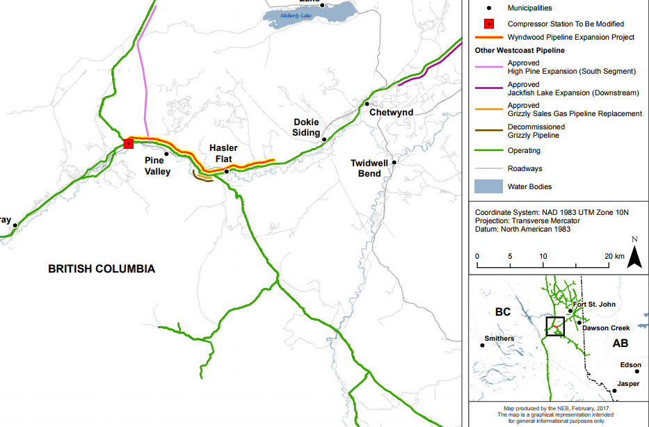 The National Energy Board gave the green light to the Wyndwood Pipeline project Friday, Aug. 11, 2017.