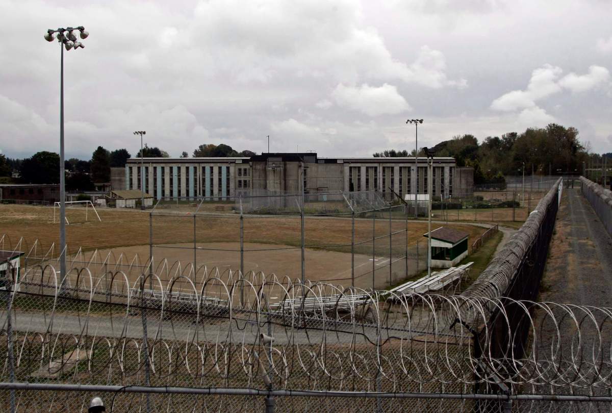 The medium-security Matsqui prison in Abbotsford, B.C., is shown on Sept. 14, 2006.