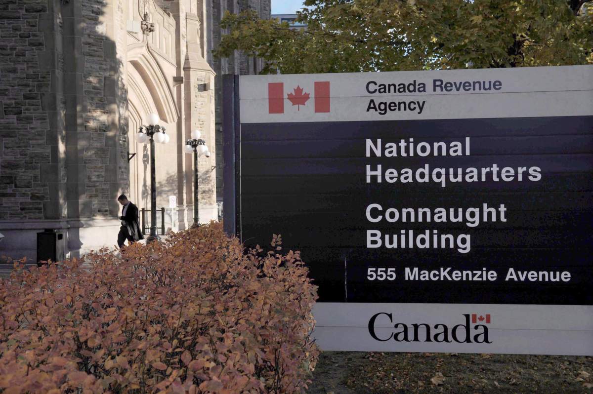 The Canada Revenue Agency headquarters in Ottawa is pictured on November 4, 2011. THE CANADIAN PRESS/Sean Kilpatrick