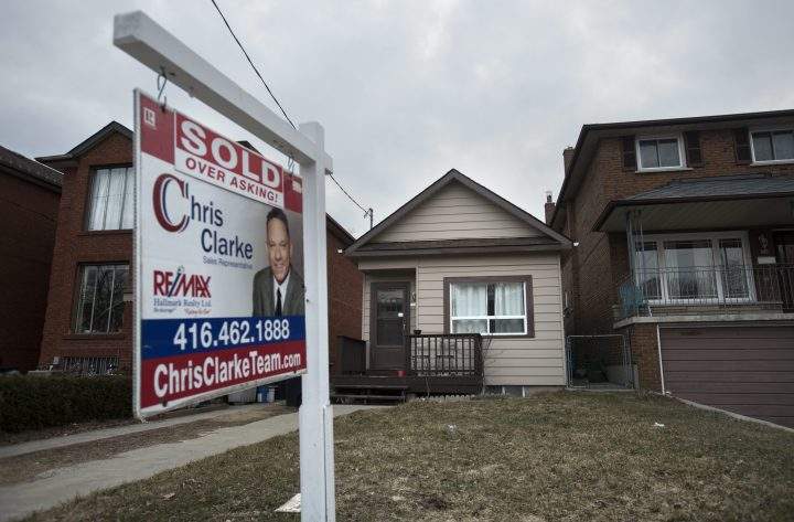 A file photo of a home in Toronto.