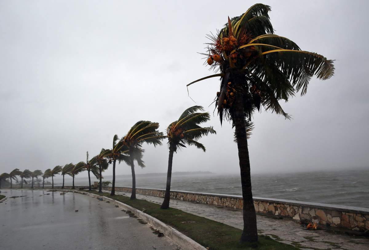 A view of a street after hurricane Irma hit Caibarien, Villa Clara, Cuba, 09 September 2017. Irma approaches Florida where many areas are under mandatory evacuation orders.