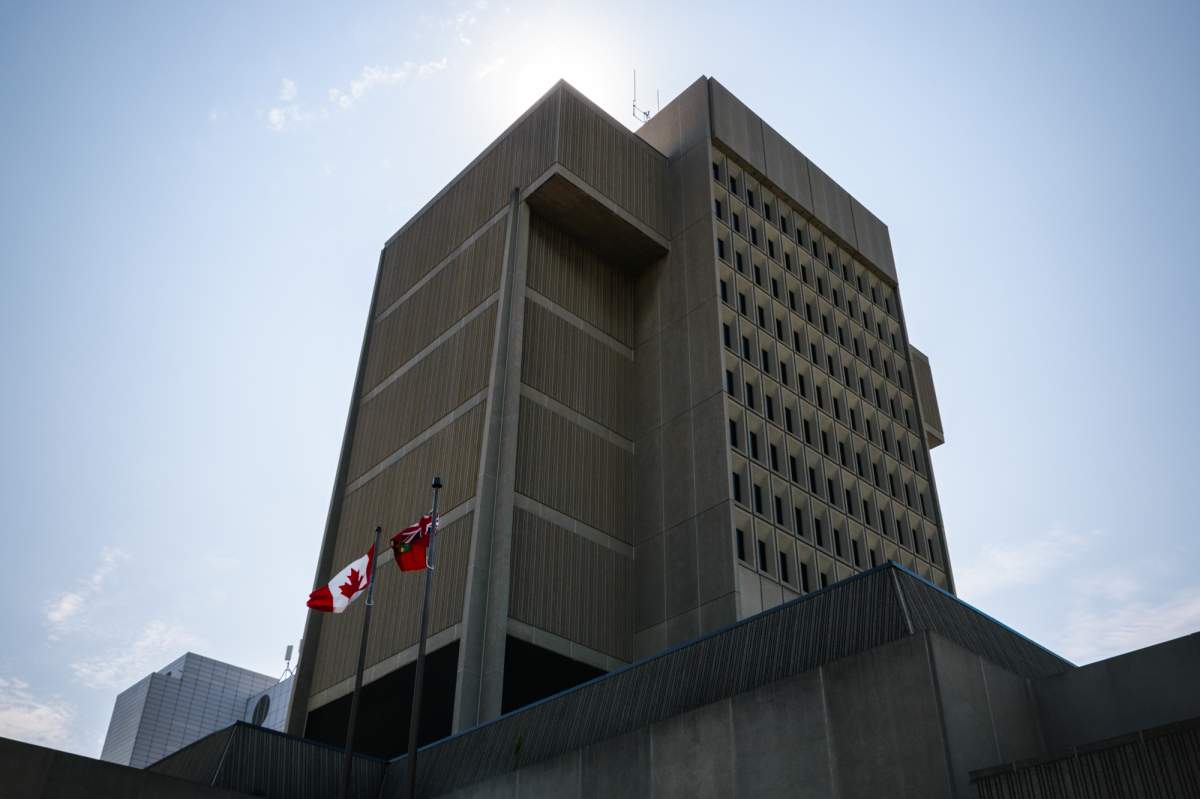 The London courthouse, June 14, 2017 (Matthew Trevithick/AM980).