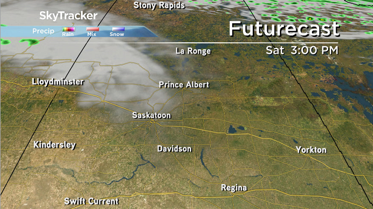 A few clouds filter through to kickoff the September long weekend on Saturday.