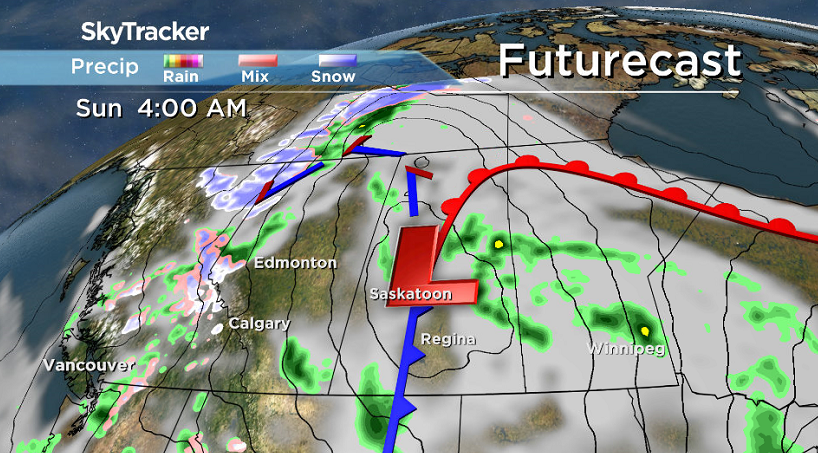 A system sliding in will wreak havoc with the second half of our weekend.