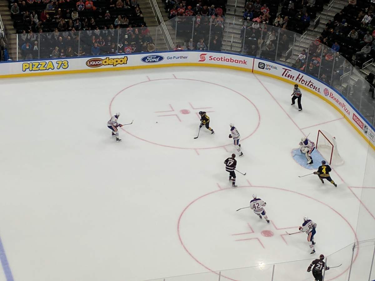 Photo taken at the Edmonton Oilers rookie game on Sept. 13, 2017.