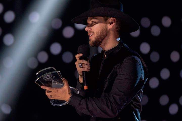 Brett Kissel was named male artist of the year and won the trophy for video of the year for "I Didn't Fall In Love With Your Hair" at the Canadian Country Music Association Awards.